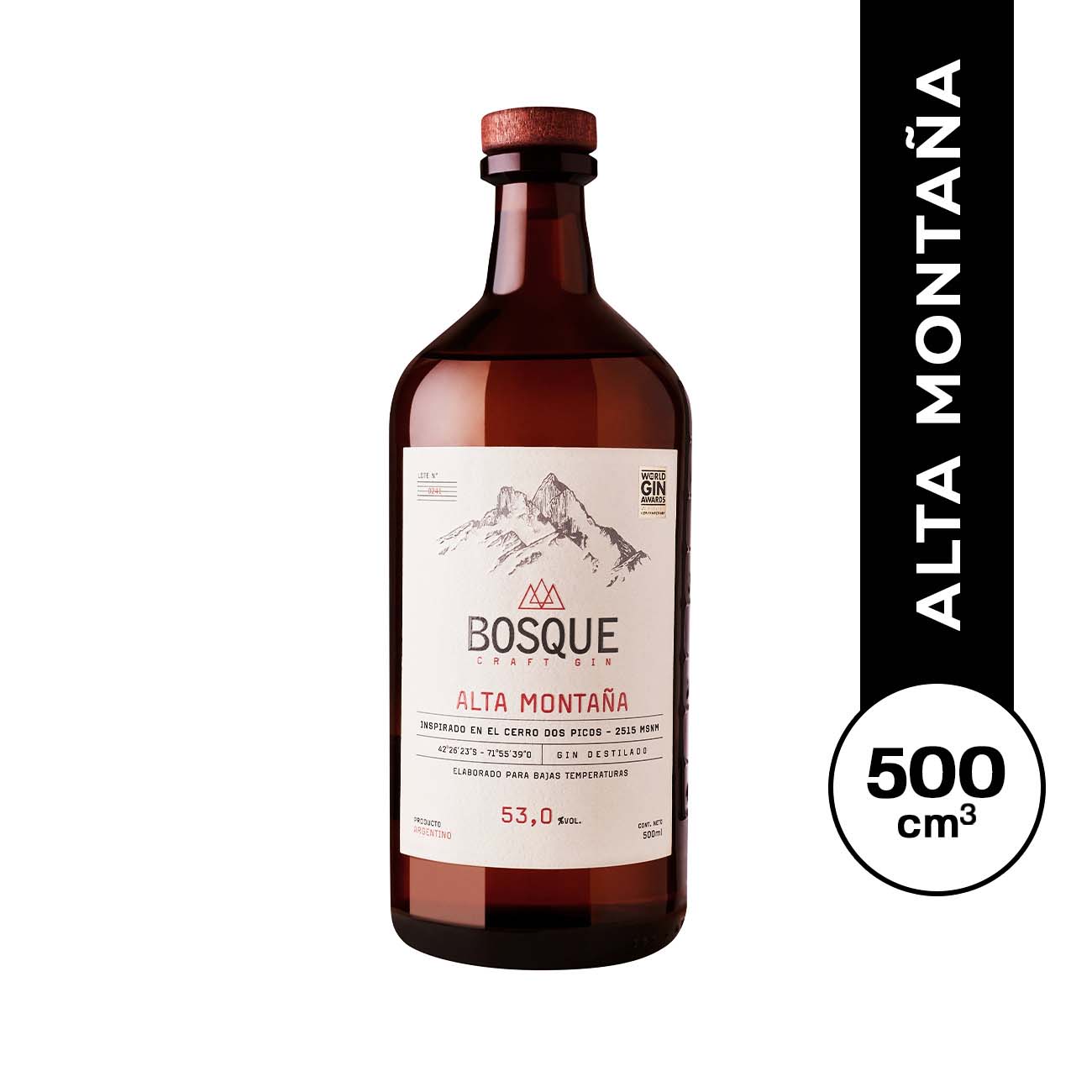 Gin Bosque Alta Montaña 500 ml.