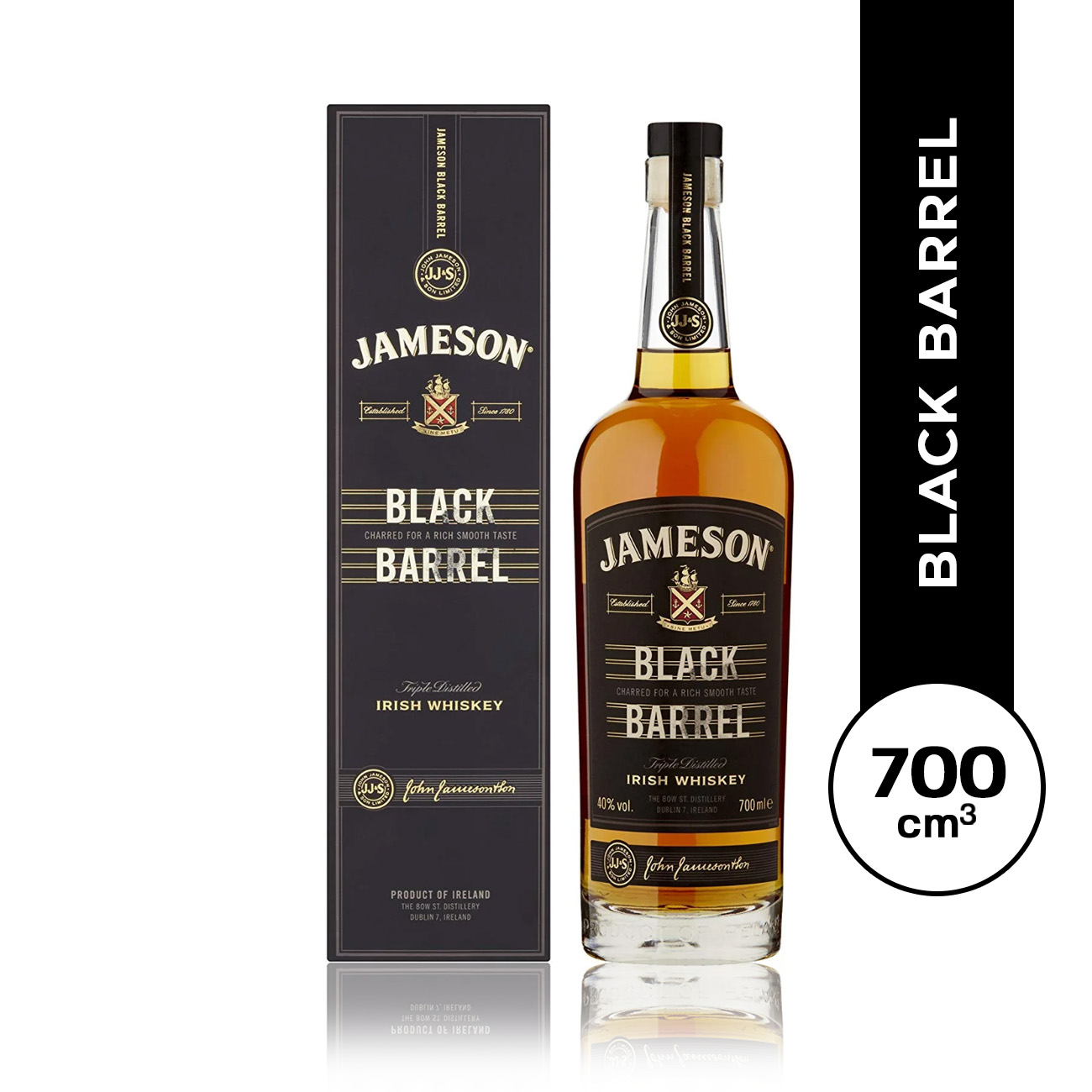 Jameson Black Barrel 700 ml.