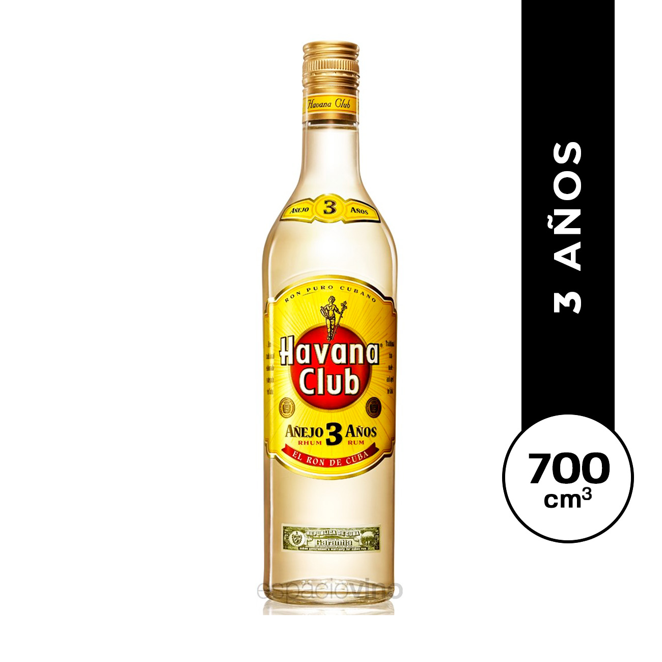 Havana Club 3 Años Ron 750 ml