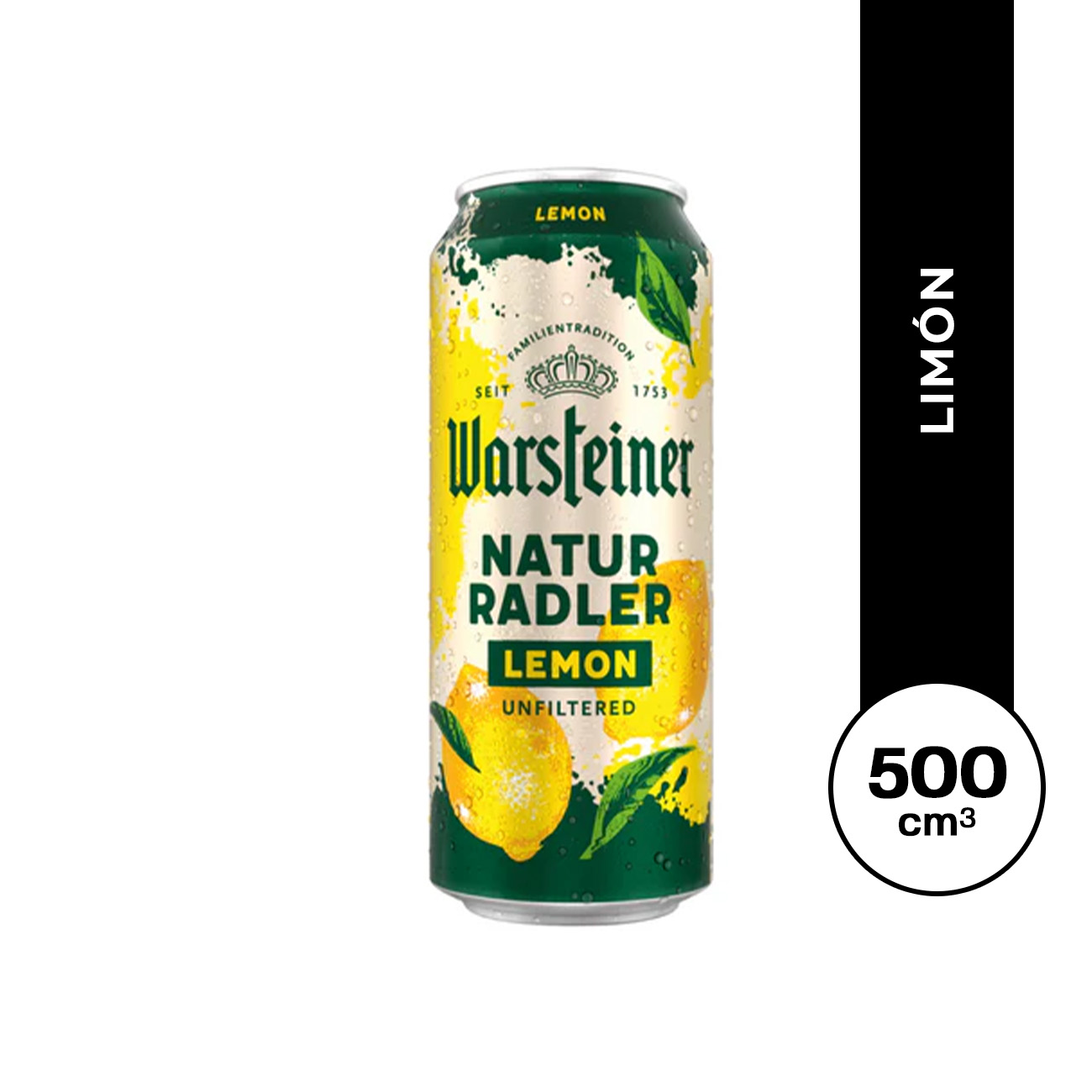 Warsteiner Cerveza con Limón lata 500 ml.
