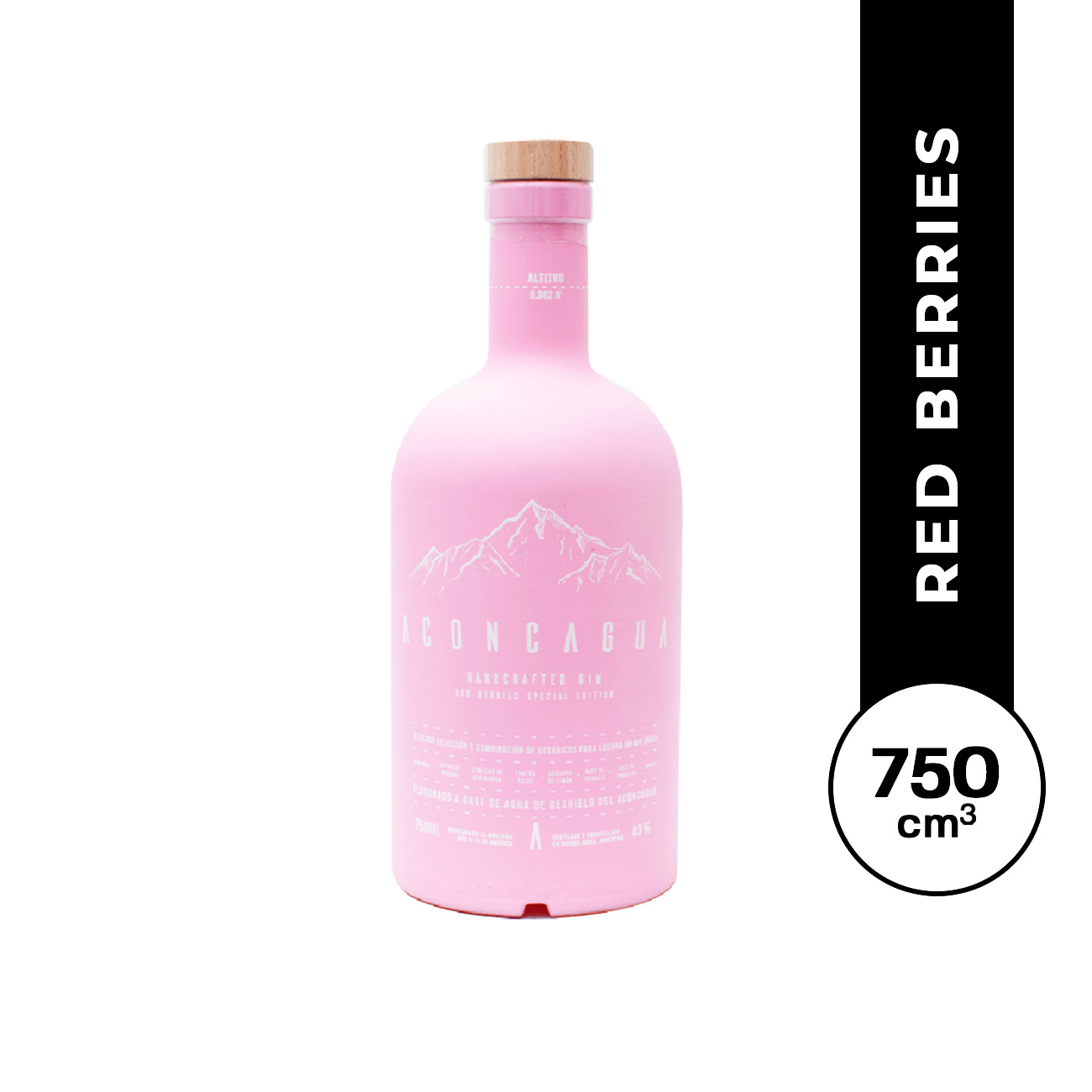 Aconcagua Gin Red Berries Special Edition 750 ml. 