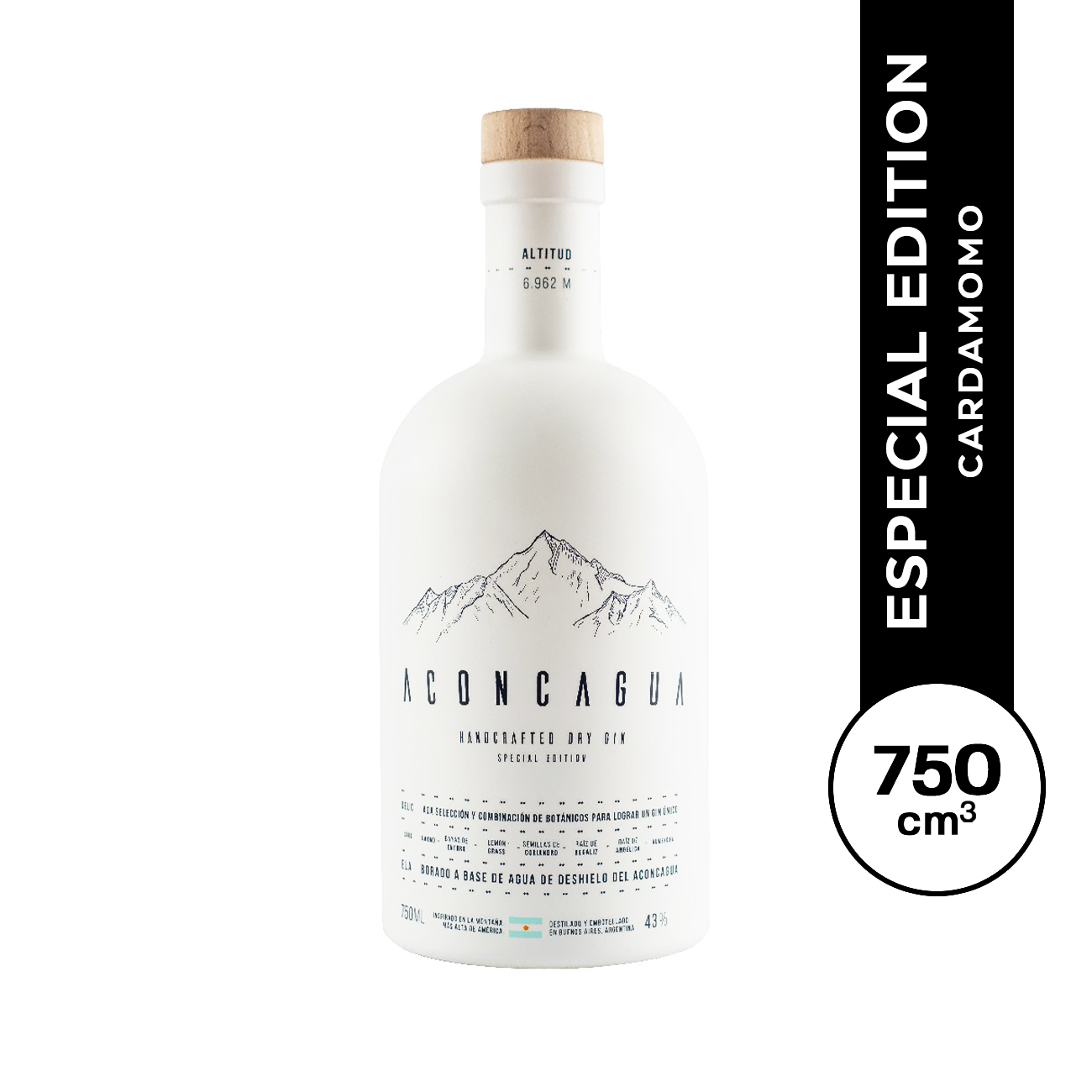 Gin Aconcagua Special Edition Cardamomo y Lemongrass