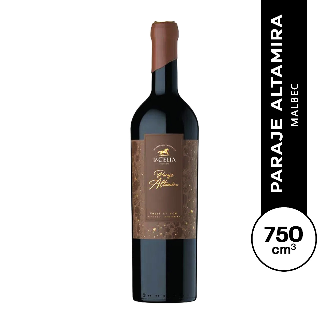 Vino La Celia Paraje Altamira - Malbec 750cc.