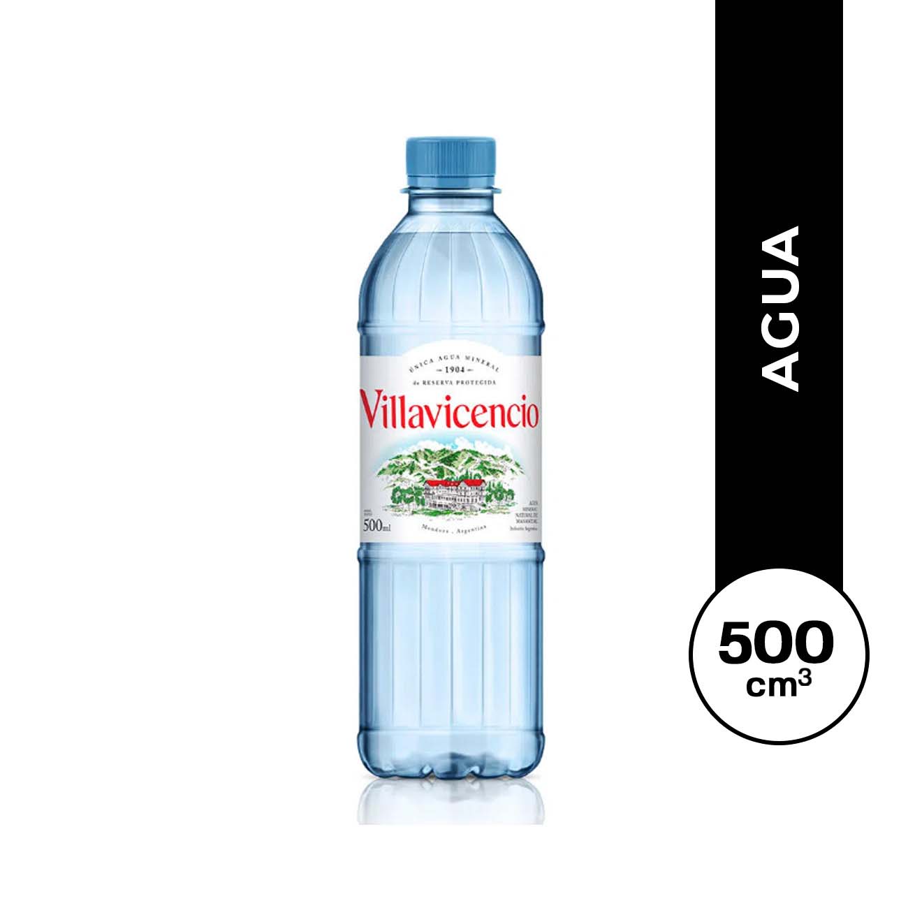 Agua Villavicencio sin gas 500 ml.