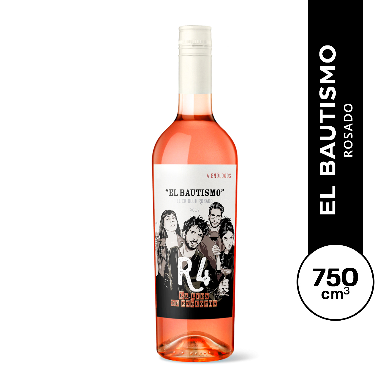 El Bautismo Rosado 750 ml.