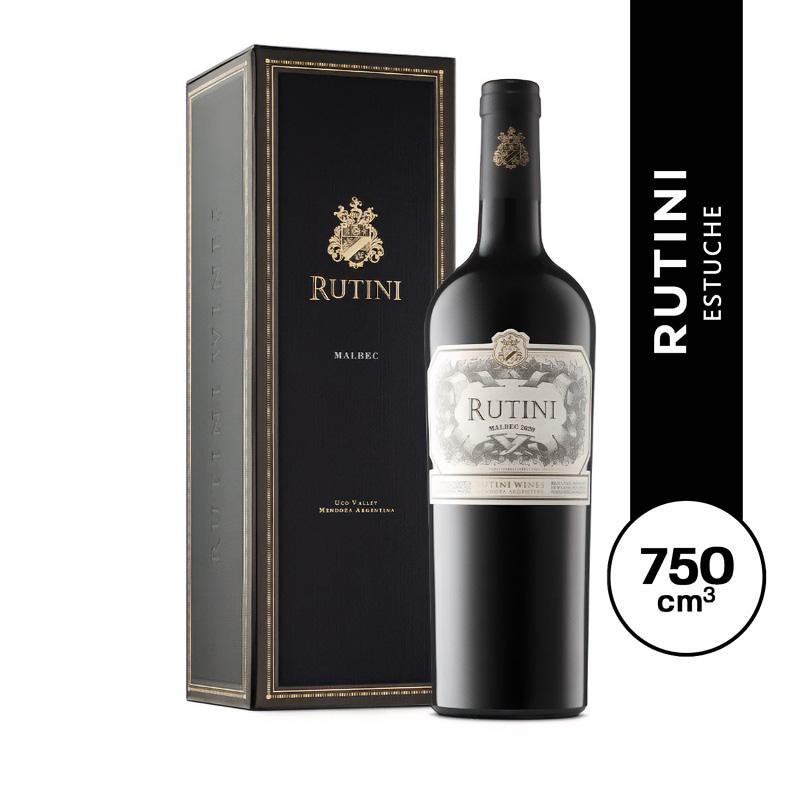 Rutini Malbec con estuche 750 ml.