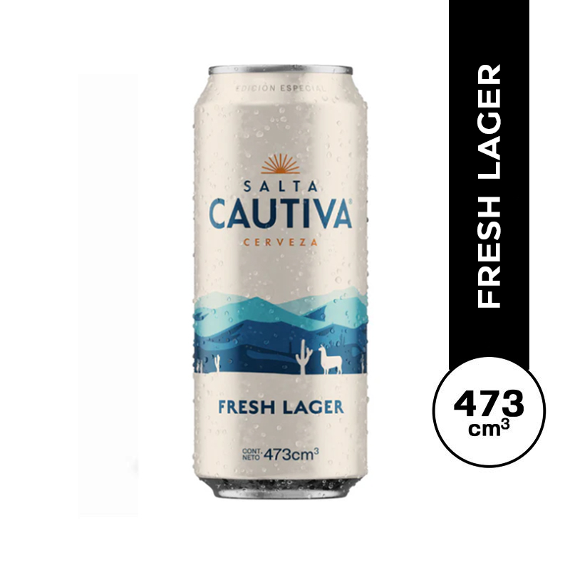 Salta Cautiva Fresh Lager 473 ml.