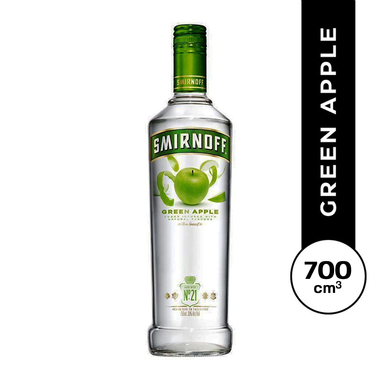 Smirnoff Green Apple Vodka 700 ml.