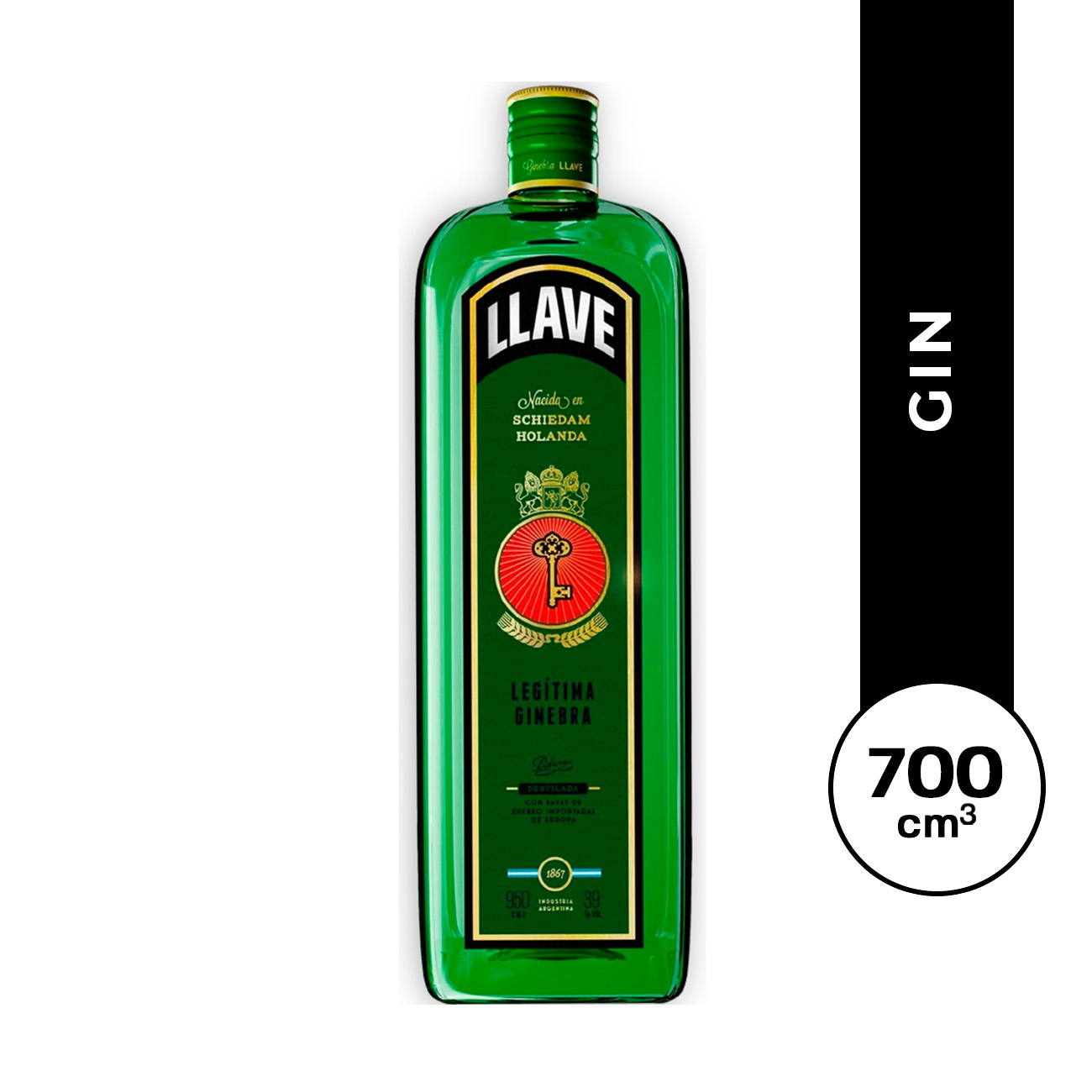 Ginebra Llave 700 ml.