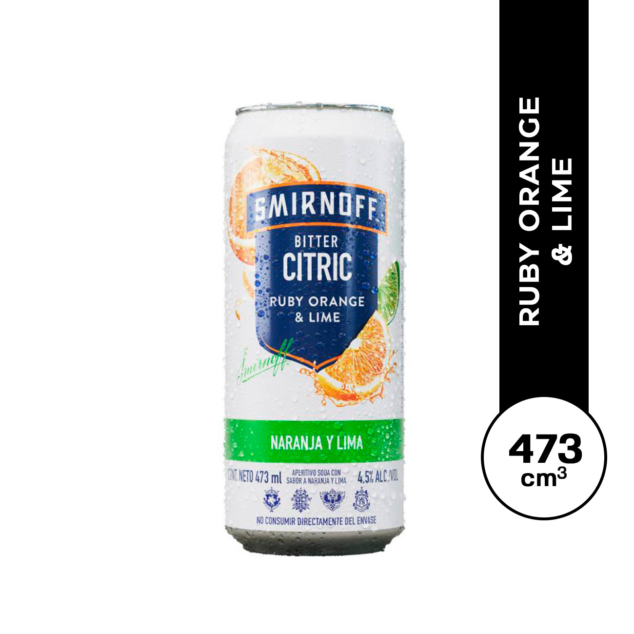 Smirnoff Ruby Orange & Lime Lata 473 ml.