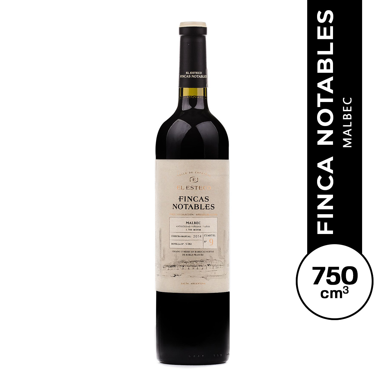 Finca Notables Malbec 750 ml.