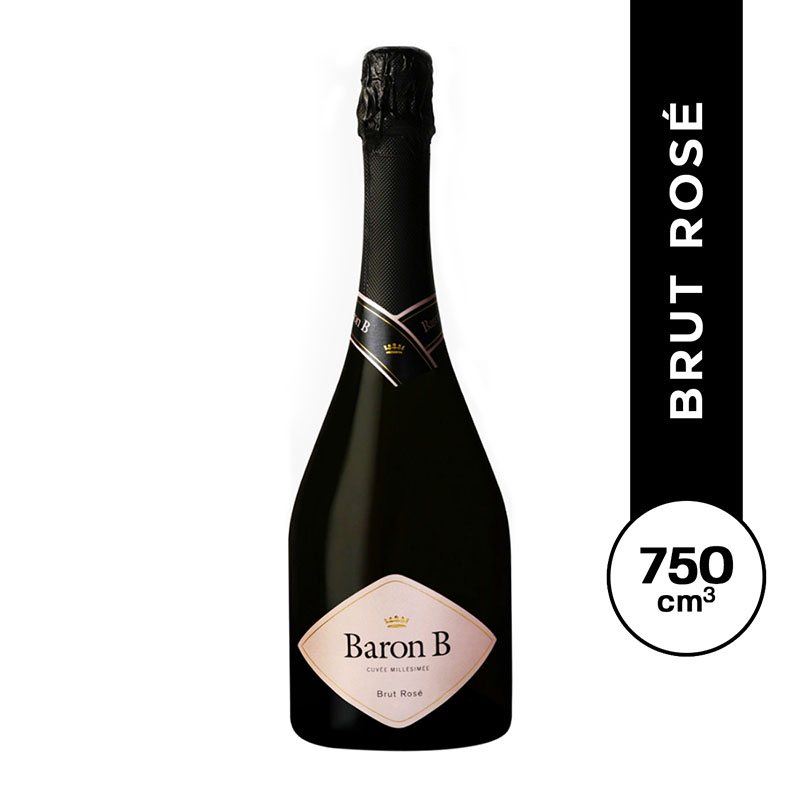 Baron B Brut Rosé 750 ml.