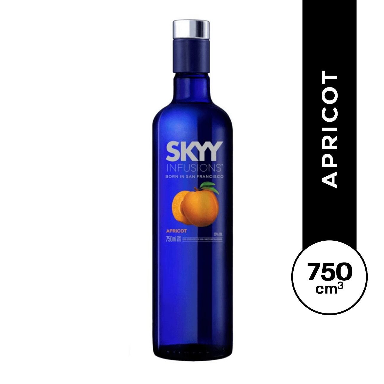 Skyy Apricot Vodka 750 ml.