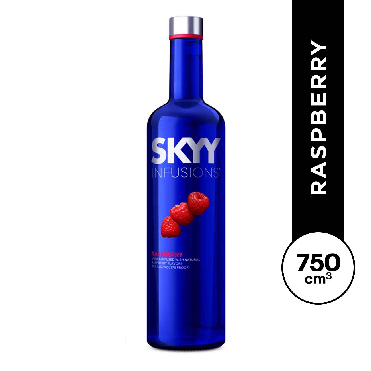 Skyy Raspberry Infusions Vodka 750 ml.