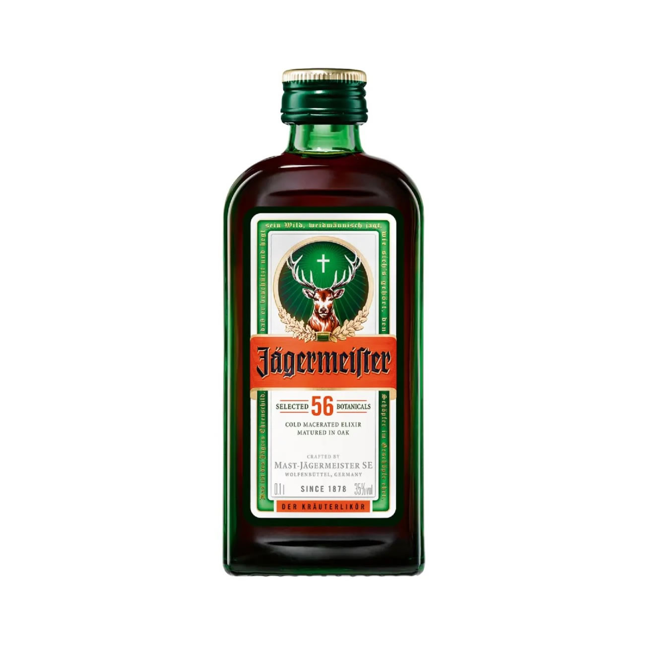 Licor de hierbas Jagermeister 100ml.