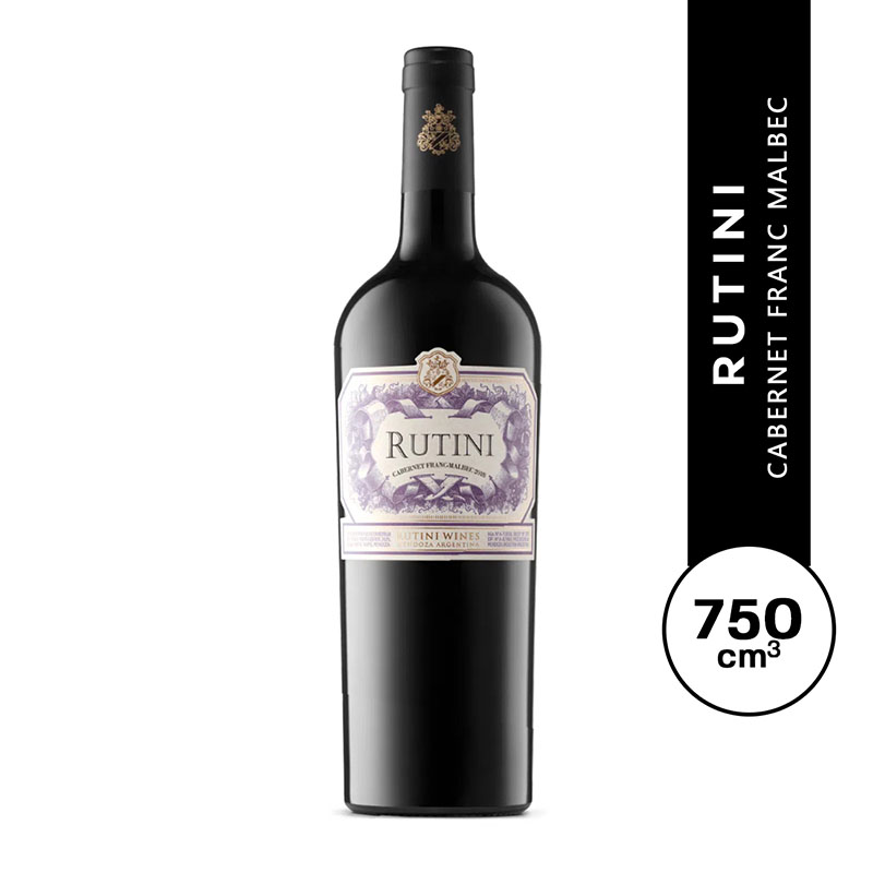 Rutini Cabernet Franc Malbec 750 ml.