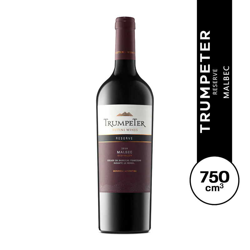 Trumpeter Reserve Malbec 750 ml.