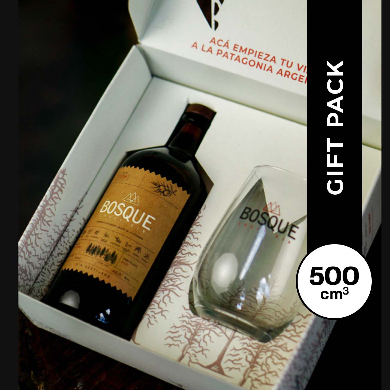 Gift Pack Nativo - Botella 500 ml. + vaso