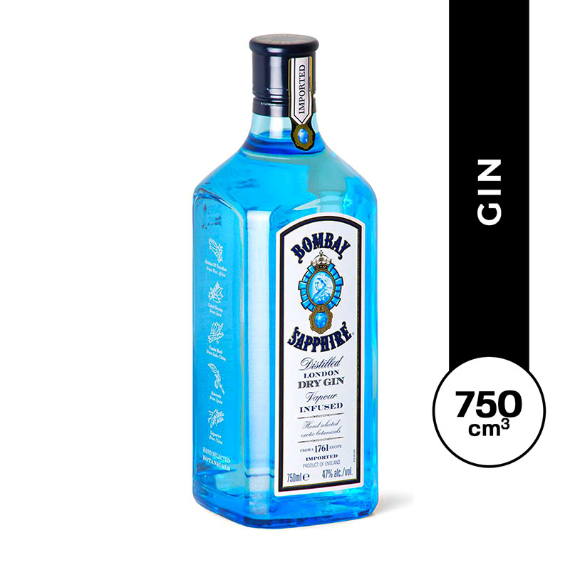 Gin Bombay Sapphire 750 ml.