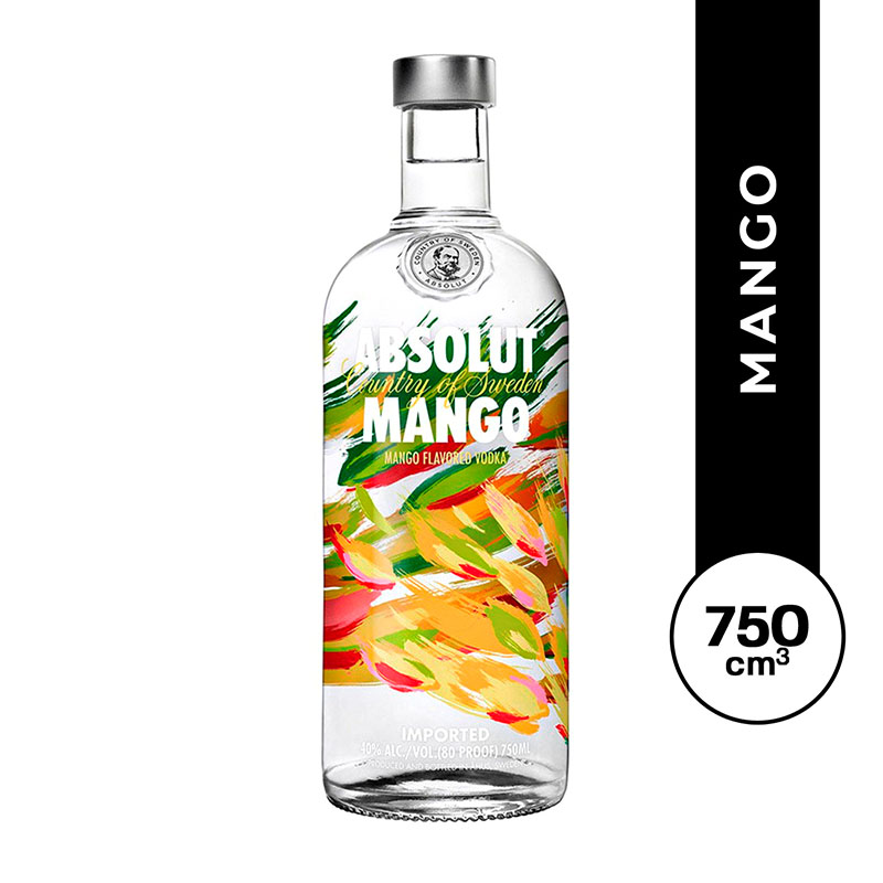 Absolut Mango Vodka 750 ml.