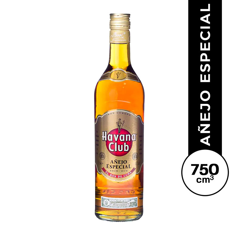 Havana Club Añejo Especial Ron 750 ml.