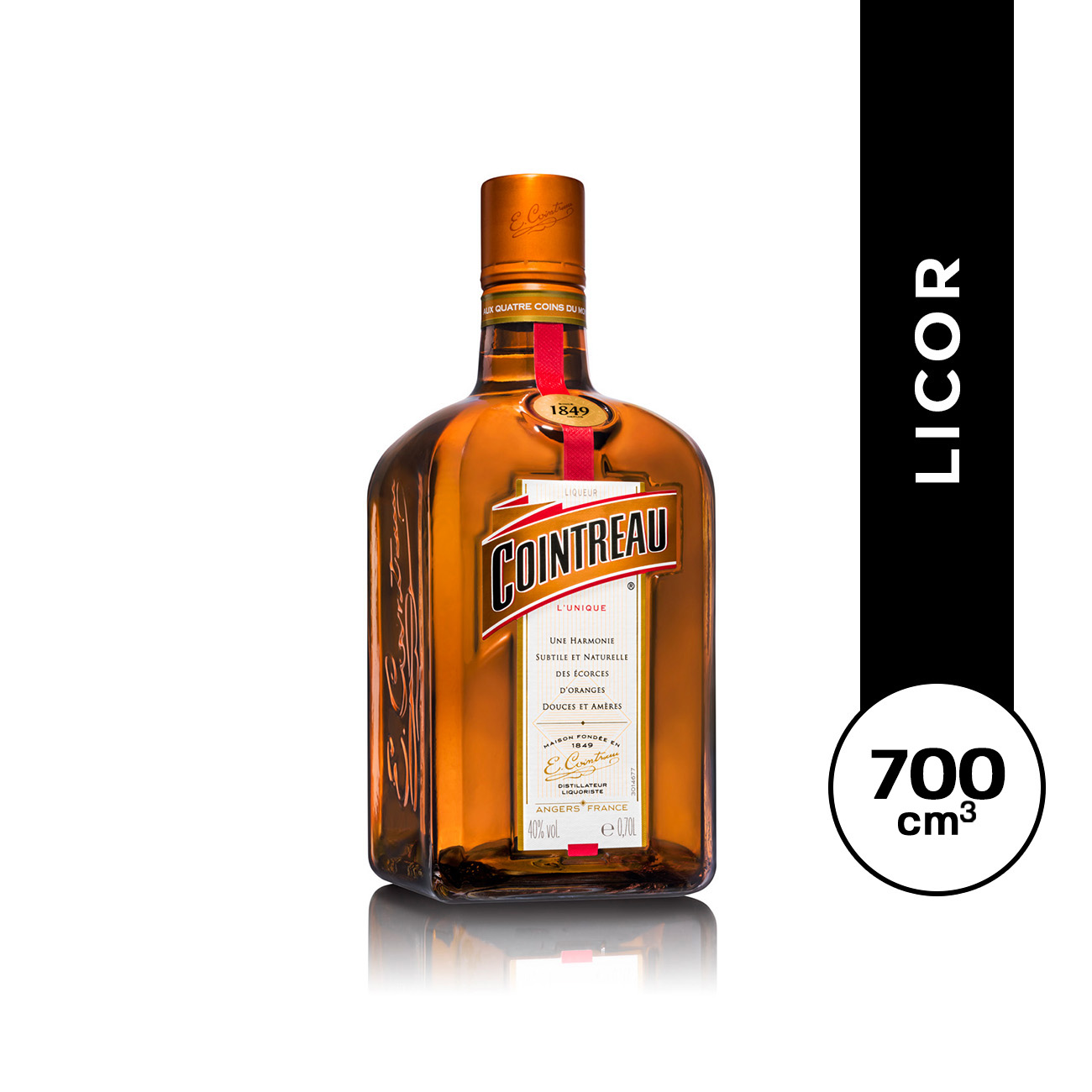 Licores Cointreau 700 ml.