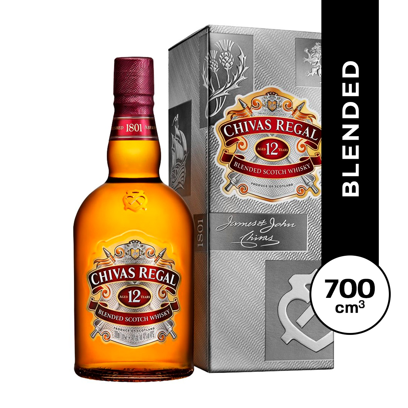 Chivas Regal Whisky 700 ml. - sin caja