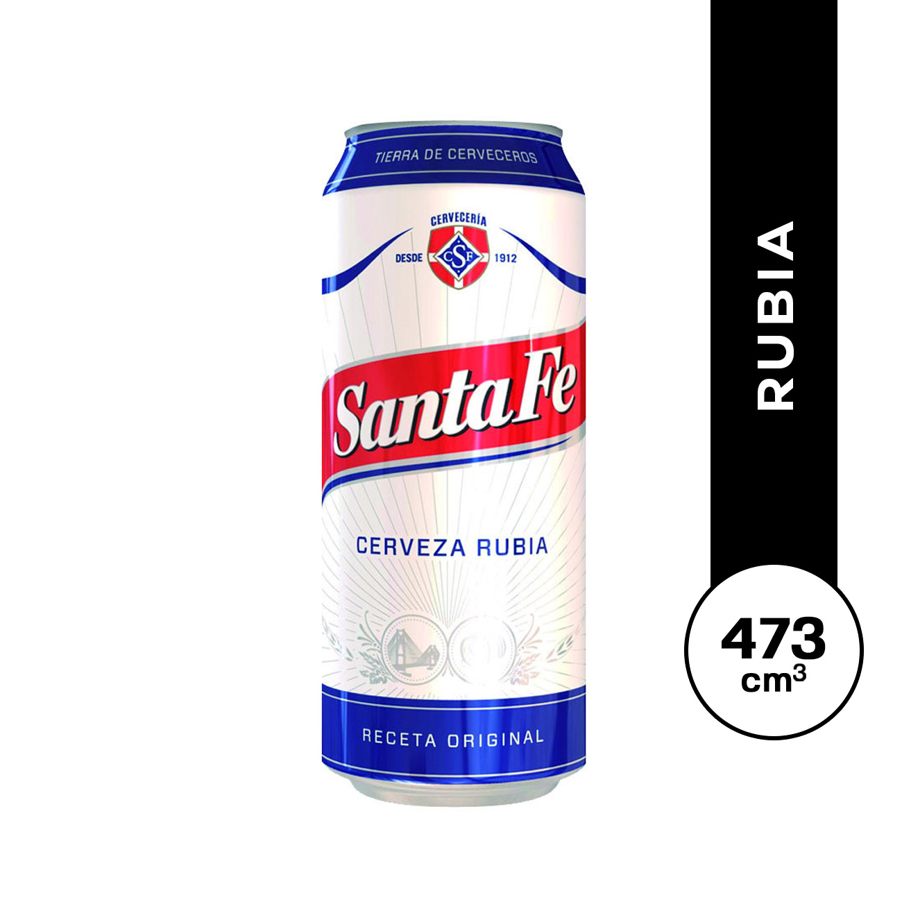 Santa Fe Rubia lata 473 ml.