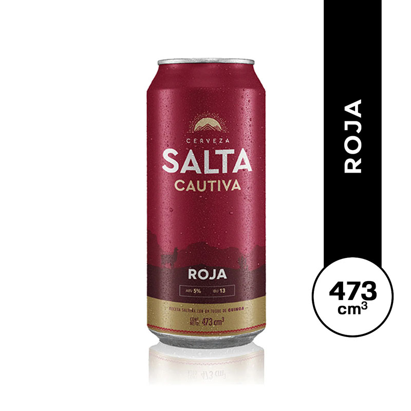 Salta Cautiva Roja lata 473 cc.