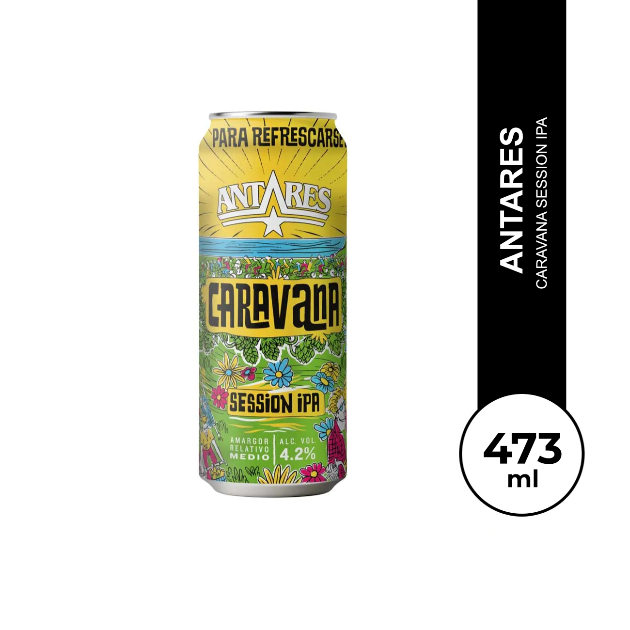 Antares Caravana Session Ipa 473ml.