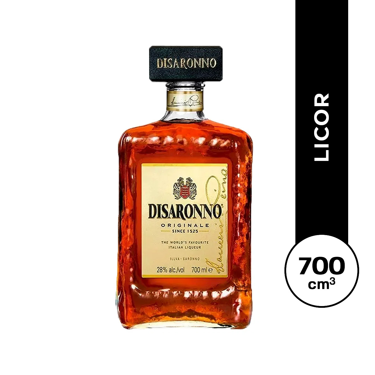 Amaretto Disaronno licor italiano 700 ml.