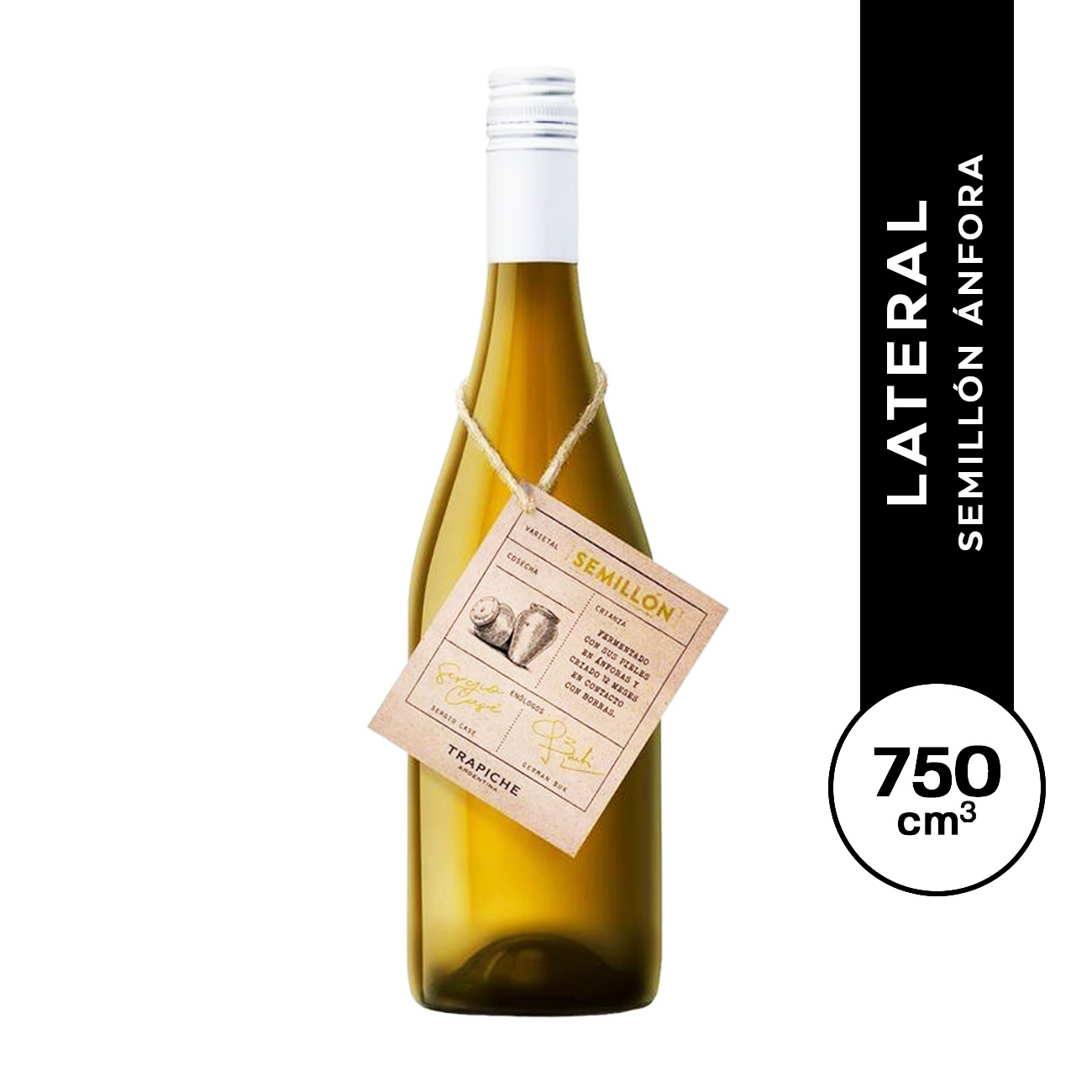 Lateral Semillón Ánfora 750 ml.