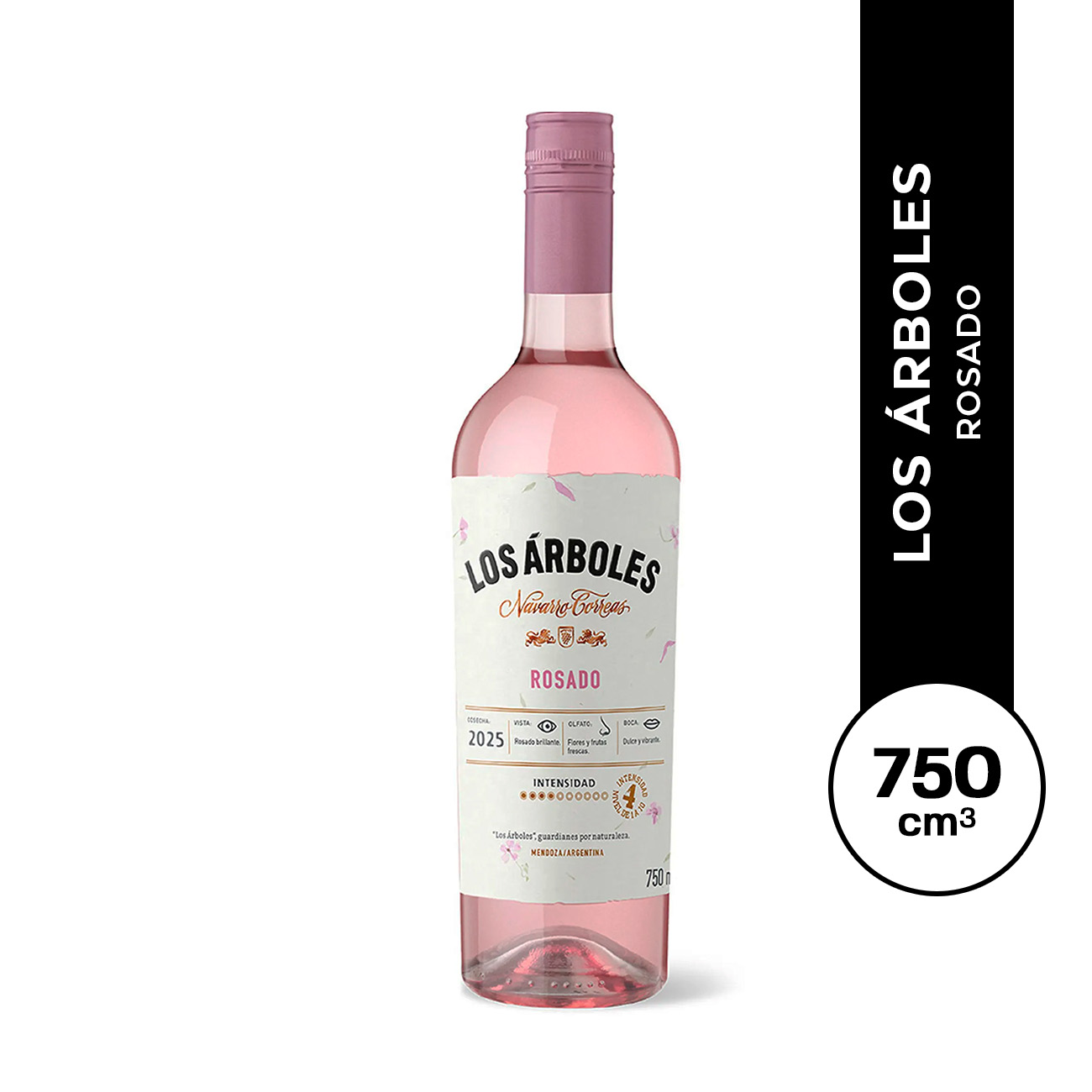 Los Árboles Rosado 750 ml.