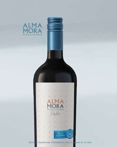 Alma Mora Malbec Dulce - bajo % de alcohol 750 ml.