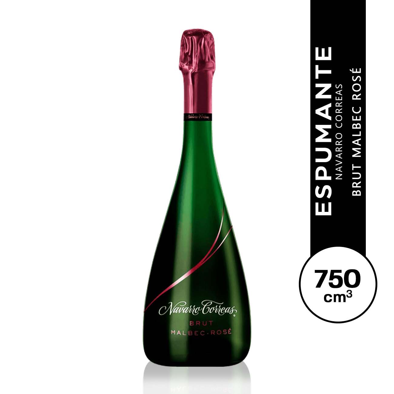 Espumante Navarro Correas Brut Malbec Rosé 750 ml.