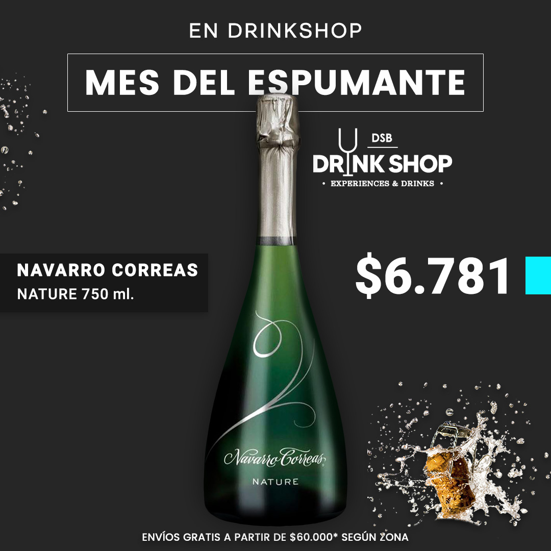 Navarro Correas Espumante Nature 750 ml.